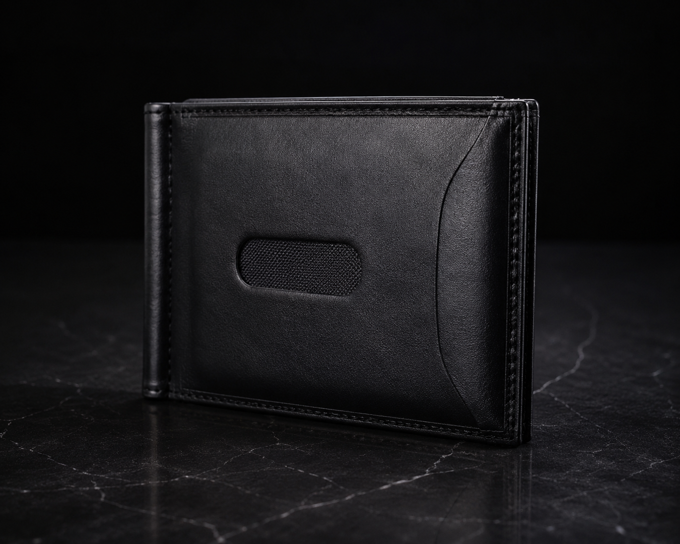 D-RUSH – Portafoglio Uomo Slim in Ecopelle Premium con Clip e Chiusura Magnetica