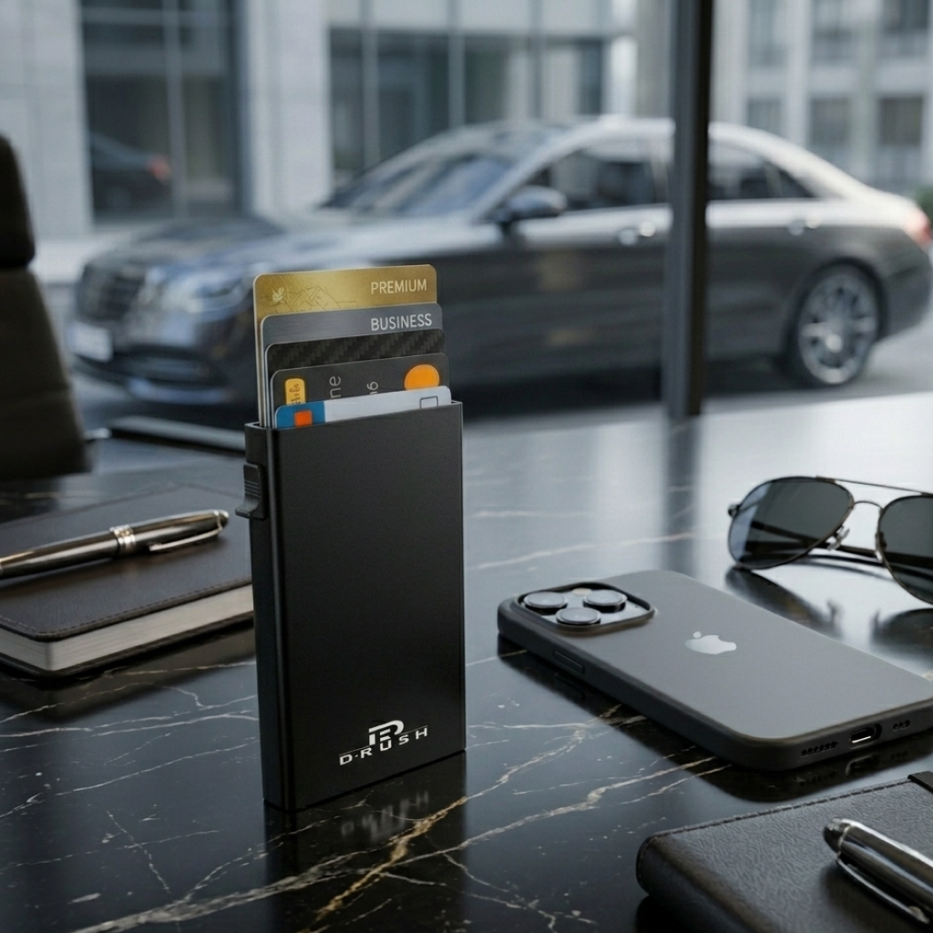 Portacarte Uomo Slim RFID