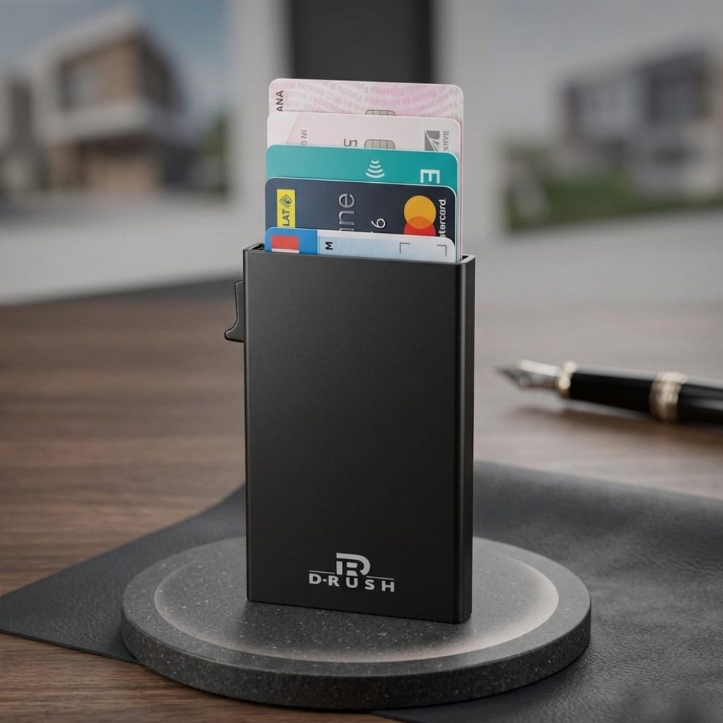 Portacarte Uomo Slim RFID